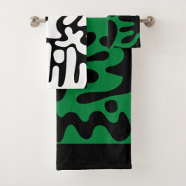 Kismet grün badhandtuch set