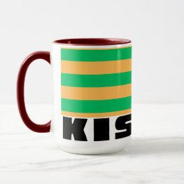 Kismet Mint  burgundy Tasse