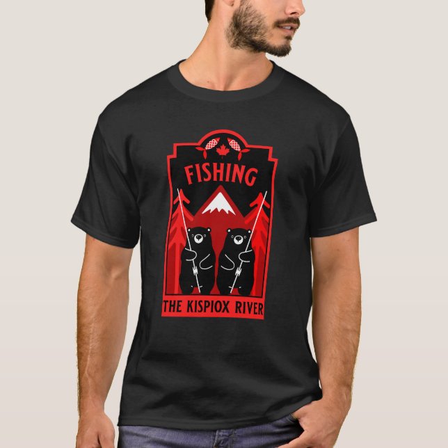 Kispiox River Fishing Canada T-Shirt (Vorderseite)
