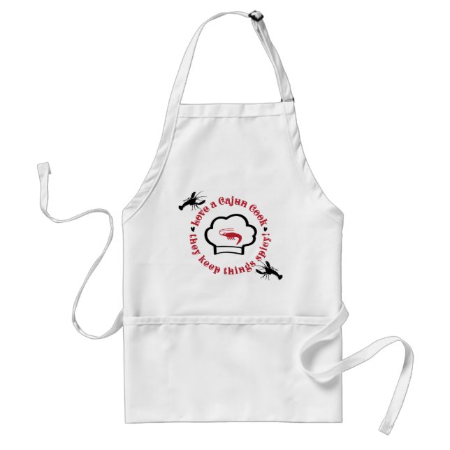 Kiss a Cajun Cook Schürze (Vorne)