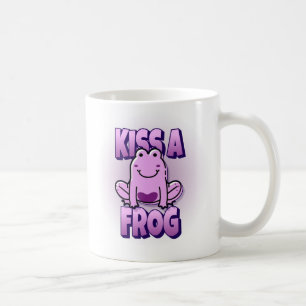 Kiss A Pink Frosch Kaffeetasse