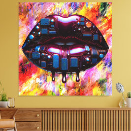 Kiss Board Canvas Print Picture Version 1 Leinwanddruck
