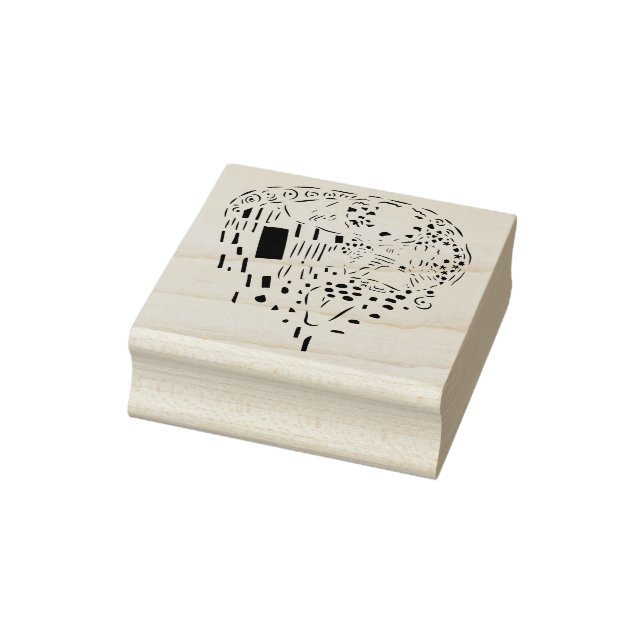 Kiss - Briefmarke der Holzkunst Gummistempel (Stempel)