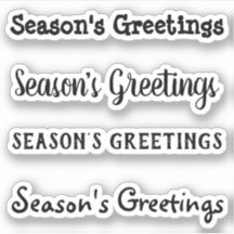 Kiss-Cut Custom Greeting x4 #10 (Greetin der Saiso
