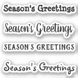 Kiss-Cut Custom Greeting x4 #10 (Greetin der Saiso Aufkleber