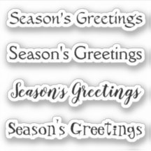 Kiss-Cut Custom Greeting x4 #26 (Greetin der Saiso
