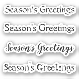 Kiss-Cut Custom Greeting x4 #26 (Greetin der Saiso Aufkleber