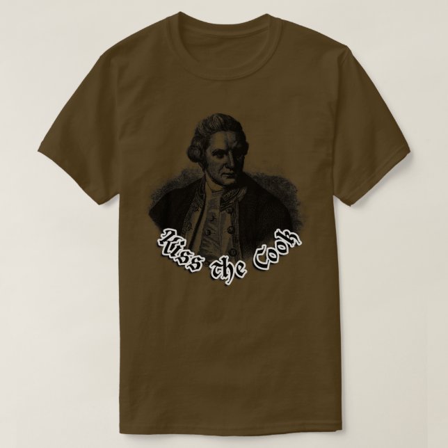 Kiss der Koch Kapitän Koch T-Shirt (Design vorne)