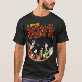 KISS Die Rückkehr von KISS 1979 Eisen auf Look Cla T-Shirt