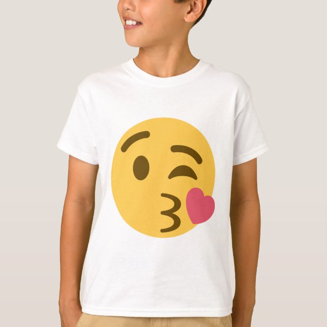 Kiss Emoji T-Shirt (Vorderseite)