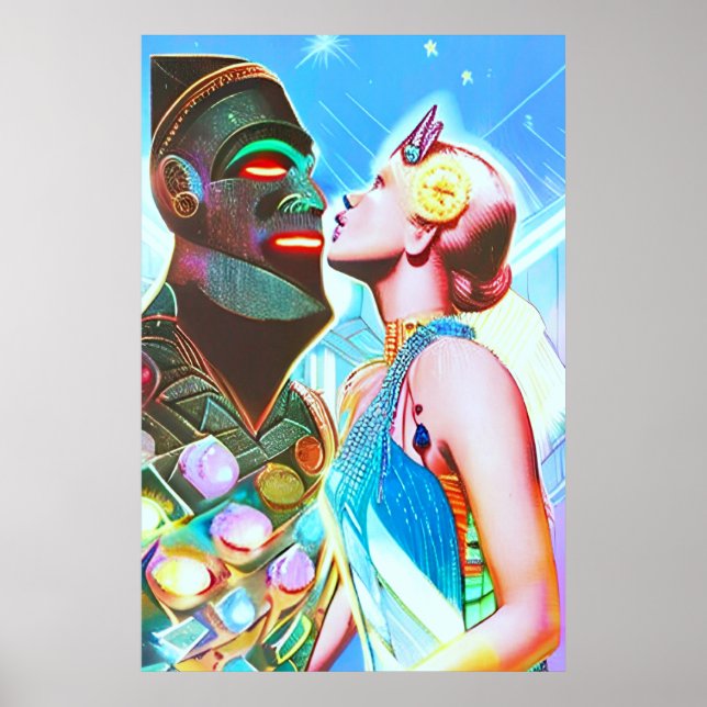 Kiss For a Star Kingdom Psychedelic Dream Pop Poster (Vorne)