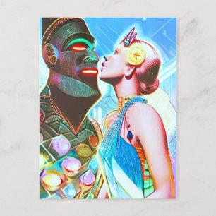 Kiss For a Star Kingdom Psychedelic Dream Pop Postkarte