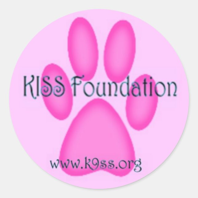 KISS Foundation ~ Sticker (groß) (Vorderseite)