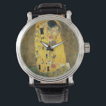 Kiss - Gustav Klimt Armbanduhr<br><div class="desc">Dies ist ein Vintages Bild mit dem Titel "Der Kuss" von Gustav Klimt.</div>