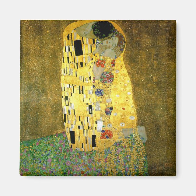 Kiss ~ Gustav Klimt Magnet (Vorne)