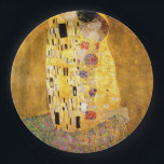 Kiss Gustav Klimt Pappteller<br><div class="desc">Kaiserlicher österreichischer Maler Gustav Klimts Meisterwerk : Das Kissengemälde</div>
