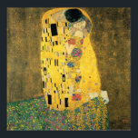 Kiss - Gustav Klimt Poster<br><div class="desc">Dies ist ein Vintages Bild mit dem Titel "Der Kuss" von Gustav Klimt.</div>