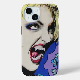 "Kiss Hard" Gemälde auf einem Case-Mate iPhone Hülle