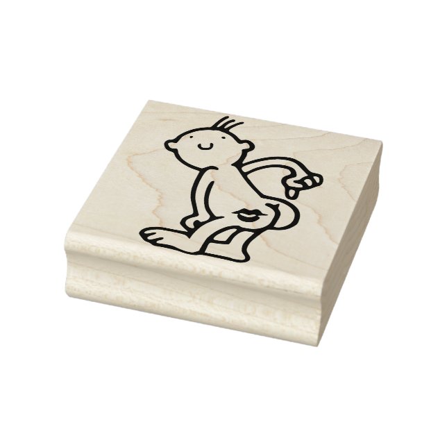 Kiss Hintern Gummistempel (Stempel)