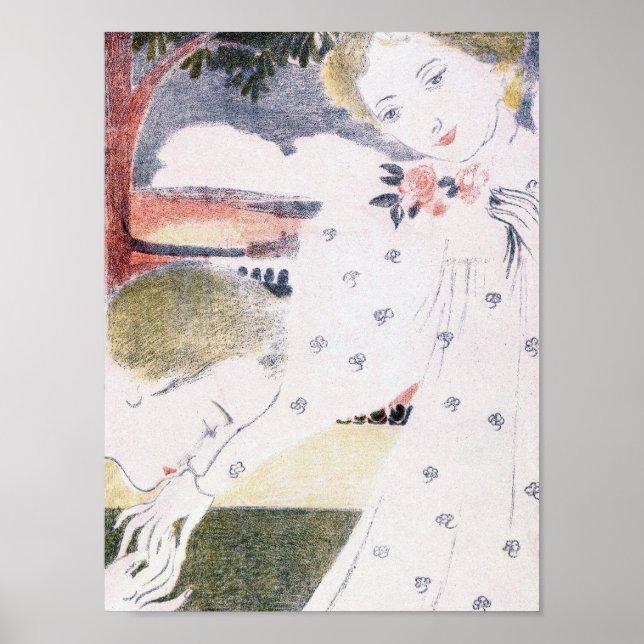 Kiss Ihre Hand, Maurice Denis Poster (Vorne)