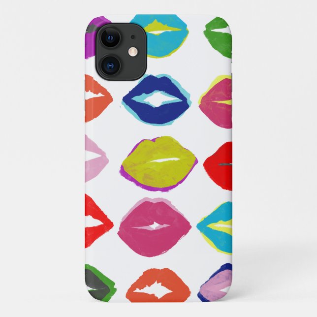 Kiss Kiss Case-Mate iPhone Hülle (Rückseite)