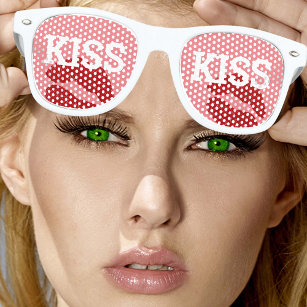 KISS KISS Retro Shades / Fun Party Sonnenbrille
