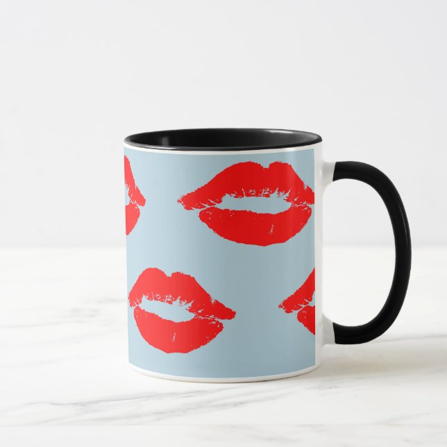 KISS KISSES HUSBAND BOYFRIEND Kaffee-Umarmungen Tasse (Rechts)