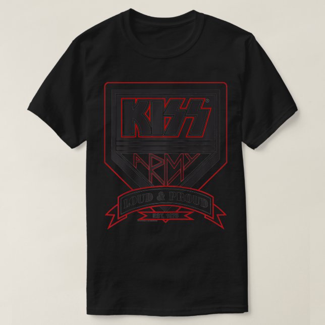 KISS  Loud & Proud  T-Shirt (Design vorne)