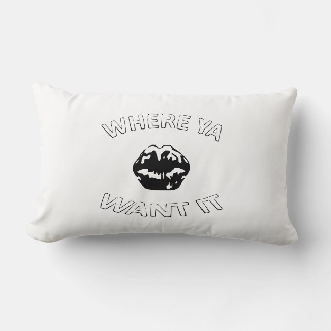 Kiss Lumbar Pillow Lendenkissen (Vorderseite)