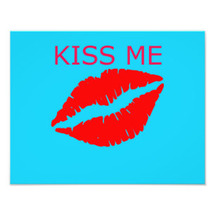 Kiss Me Fotodruck