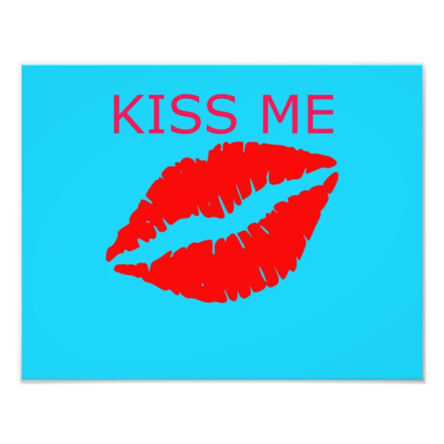 Kiss Me Fotodruck (Vorne)