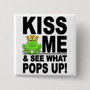 KISS ME Frog-Taste Button