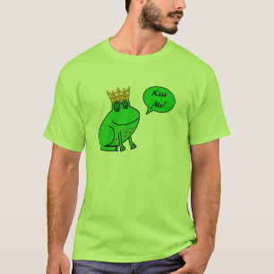 Kiss Me - Froschprinz - Funny Frog T Shirt