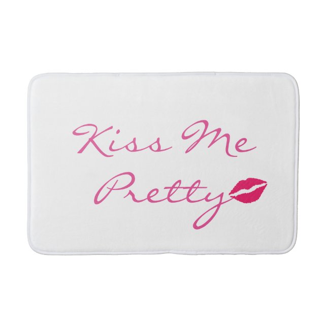 Kiss Me Hübsch Badematte (Vorderseite)