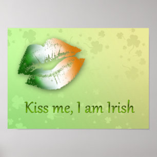 Kiss Me I am Irish - Poster