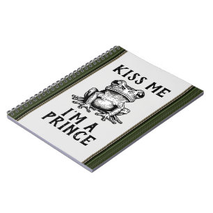 Kiss Me I bin ein Prince-Notebook Notizblock