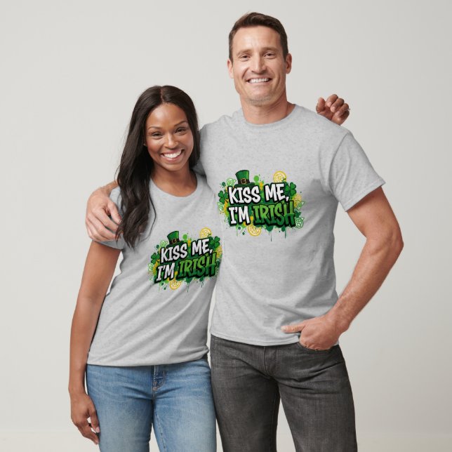 Kiss Me I bin Irish St. Patrick's Day T-Shirt (Unisex)