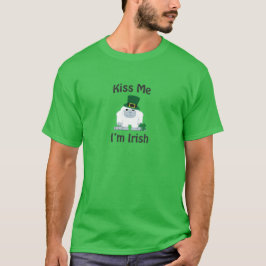 Kiss Me I bin Irish Yeti T-Shirt