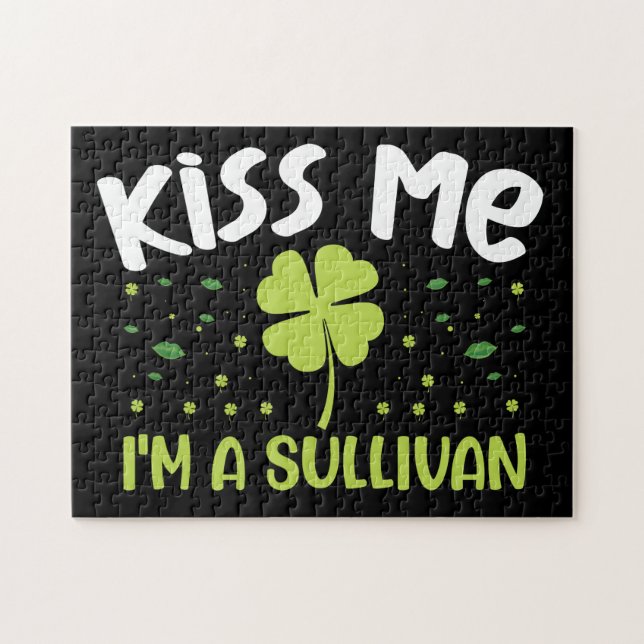 Kiss Me I bin Sullivan - Nachname Sullivan (Horizontal)