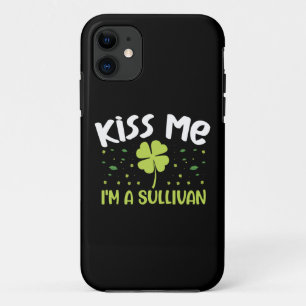 Kiss Me I bin Sullivan - Nachname Sullivan Case-Mate iPhone Hülle