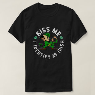 Kiss Me I Identifiez Comme T-shirt Irlandais