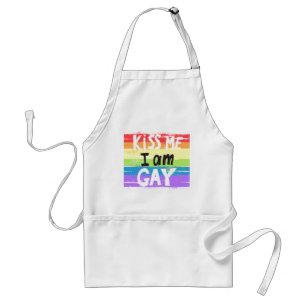 Kiss Me I is Gay Schürze