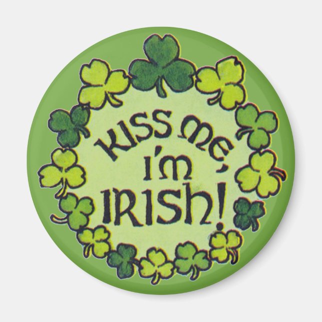 Kiss Me I m Irish - Magnet (Devant)