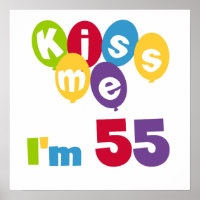 Kiss Me Ich bin 55 Geburtstagsgeschenke