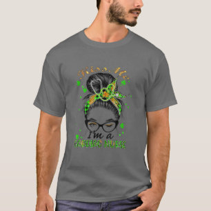 Kiss Me Ich bin ein Herz-Krankenschwester Messy Bu T-Shirt