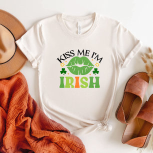 Kiss Me Ich bin Irin, Patricks Day T - Shirt