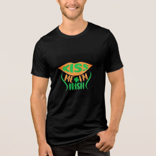 Kiss Me Ich bin Irin: St. Patrick's Day Shirts, Ge Tri-Blend Shirt