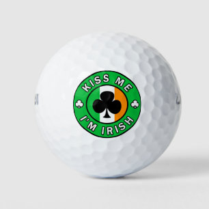 Kiss Me Ich bin irisch Golfball