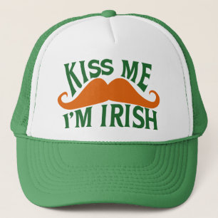 Kiss Me Ich bin irisch Truckerkappe