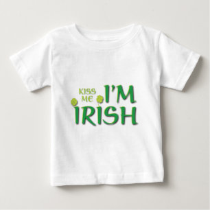 Kiss Me Im Irish Baby T-shirt